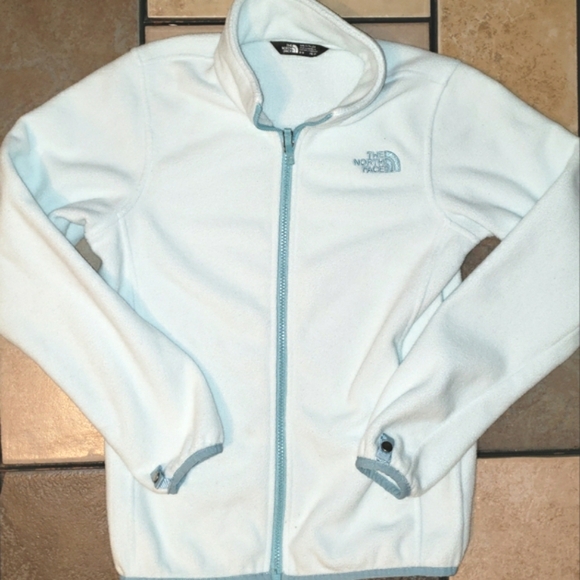 Girl's The North Face Fleece Full Zip Jacket - Picture 1 of 4